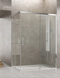 Eckduschkabine CEOS 2+2 ohne unteres Profil, 70 x 70 cm, klares Glas