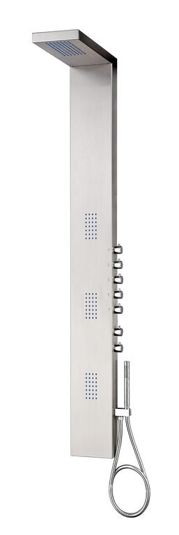 Hydromassagesäule NIAGARA Edelstahl
